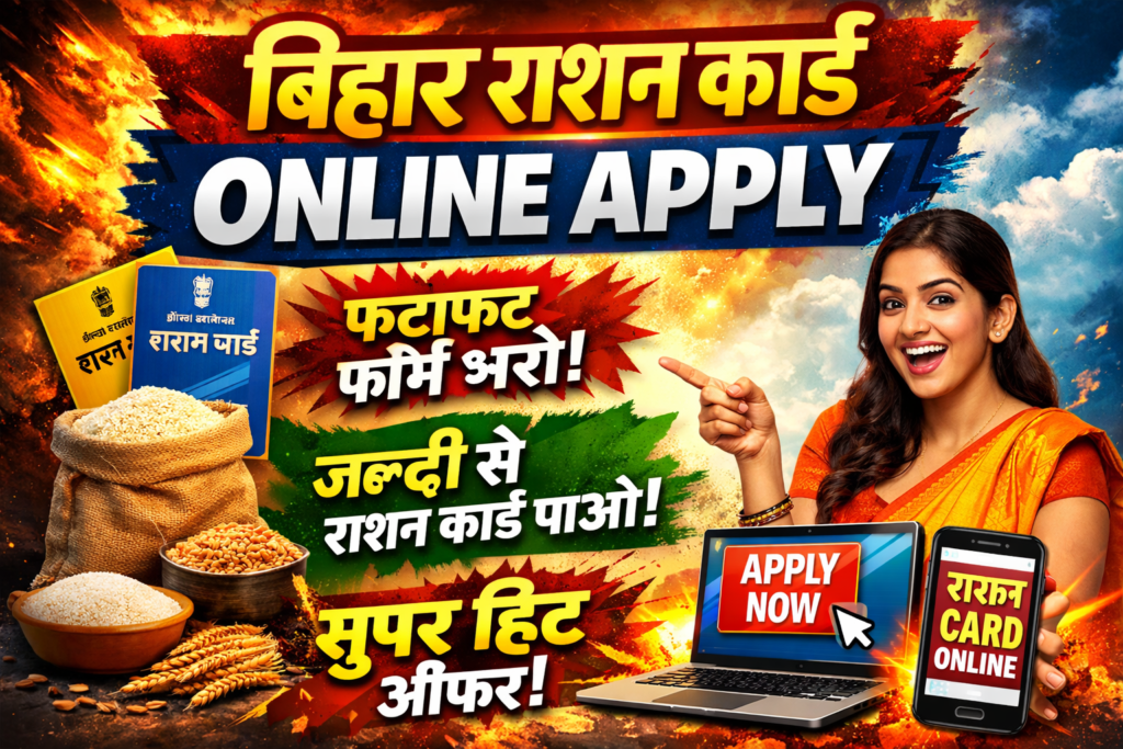 बिहार राशन कार्ड ऑनलाइन आवेदन 2026