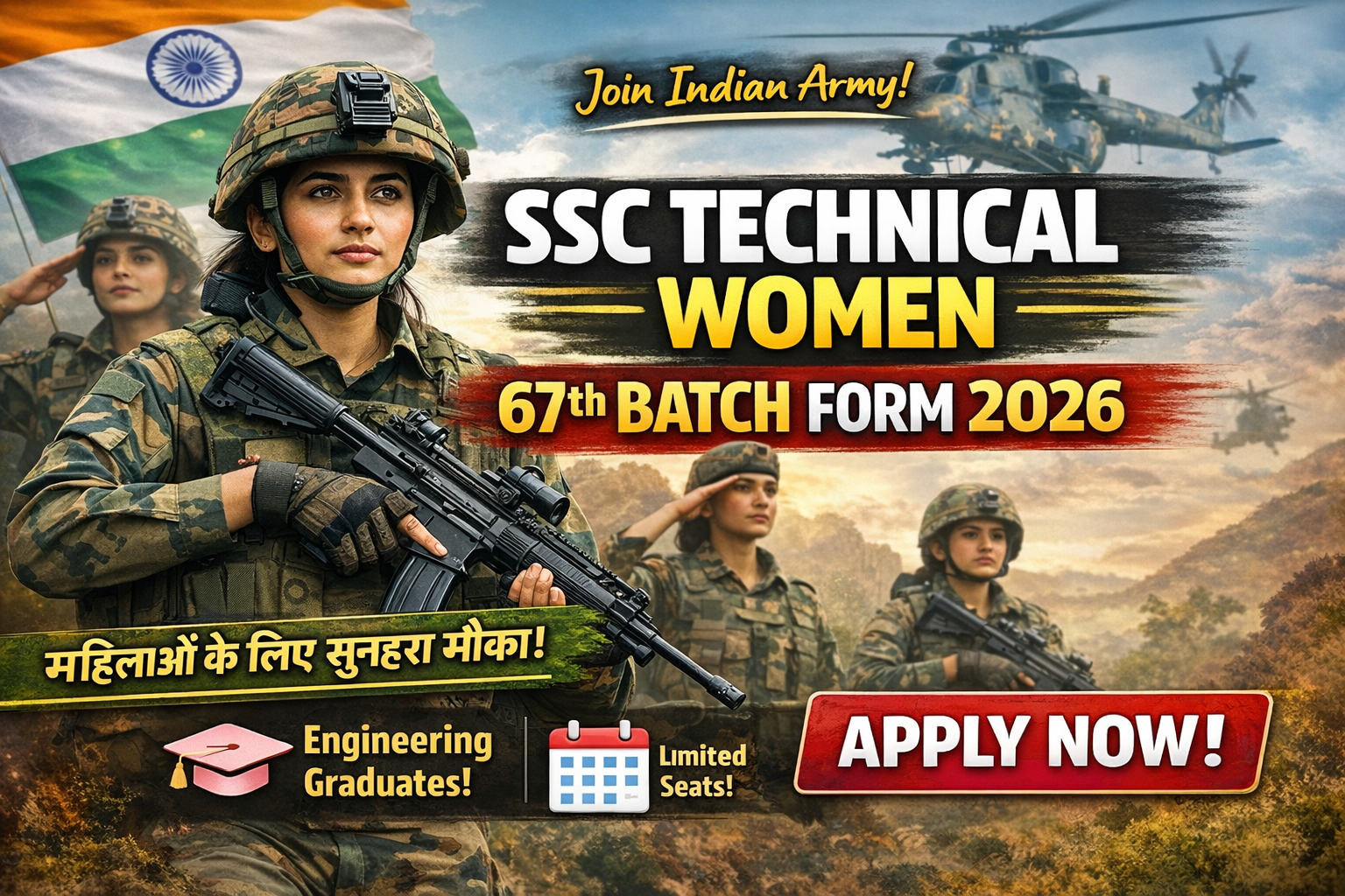 SSC Technical Men 67th Batch Form 2026 – पात्रता, आवेदन और चयन प्रक्रिया
