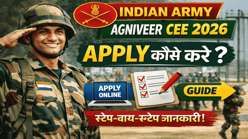 Indian Army Agniveer CEE 2026 Apply Kaise Kare
