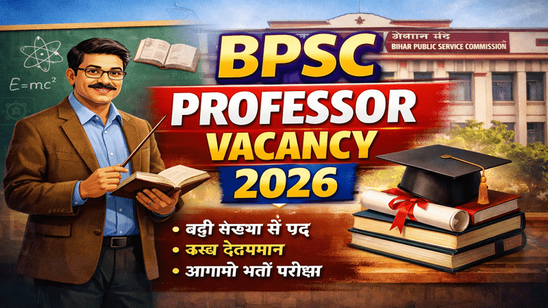 BPSC Professor Vacancy 2026