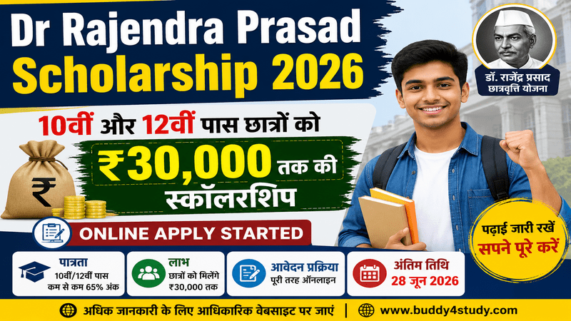 Dr Rajendra Prasad Scholarship 2026