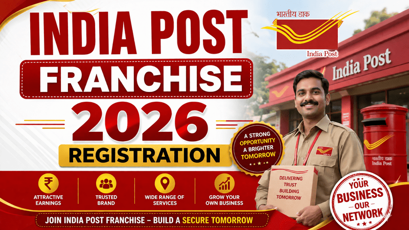 India Post Franchise 2026 Registration