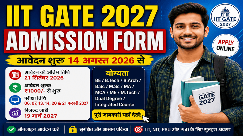 IIT GATE 2027 Admission Form