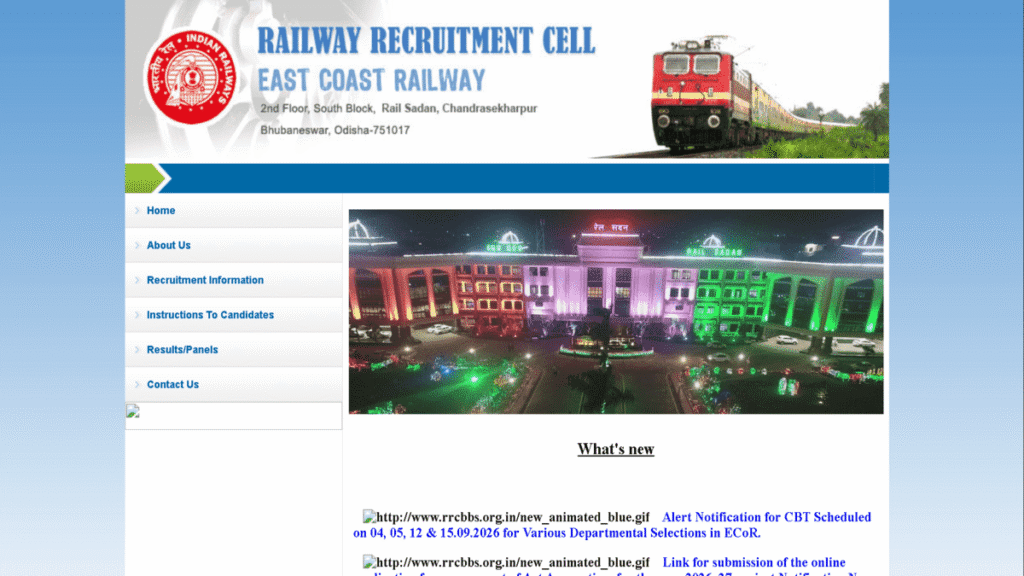 Railway RRC ECOR Apprentice Vacancy 2026
