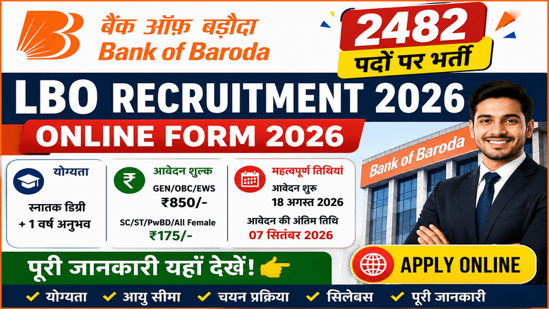 Bank Of Baroda LBO Online Form 2026
